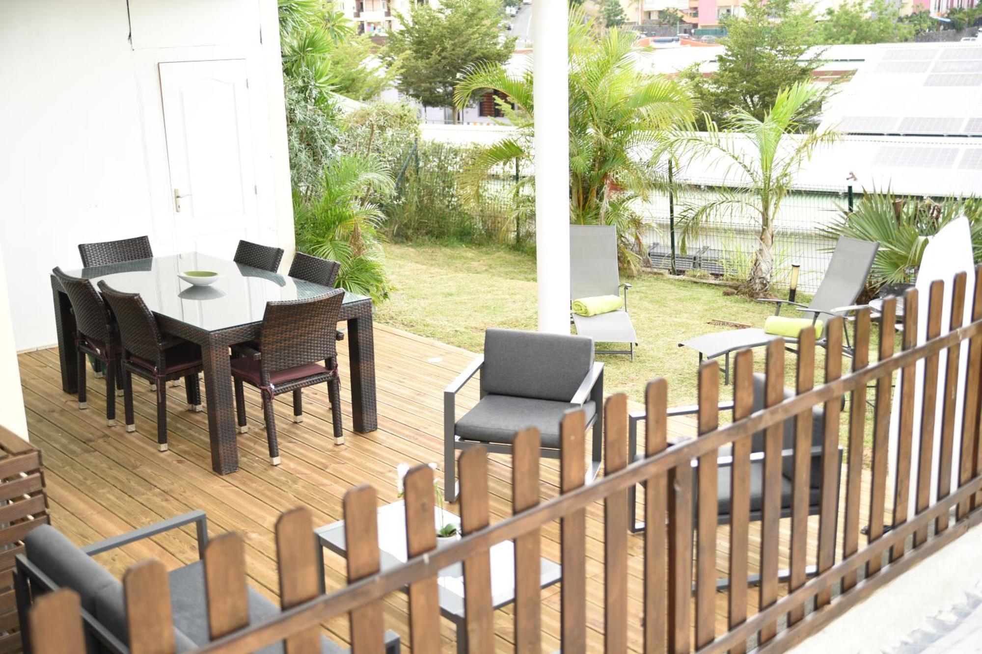 T2 Classe 4 Etoiles Avec Jardin, Piscine, Vue Mer A Saint-Gilles-Les-Bains Luaran gambar