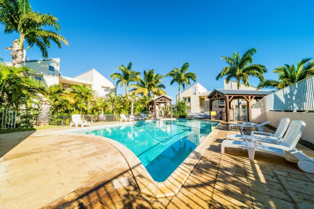 T2 Classe 4 Etoiles Avec Jardin, Piscine, Vue Mer A Saint-Gilles-Les-Bains Luaran gambar